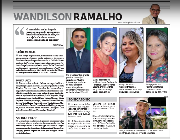 COLUNA DE WANDILSON RAMALHO-JORNAL DE FATO